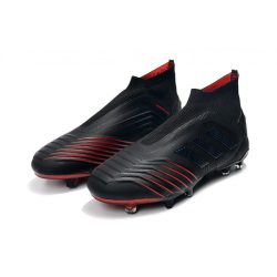 adidas Archetic Predator 19+ FG Zapatos - Negro Rojo_4.jpg